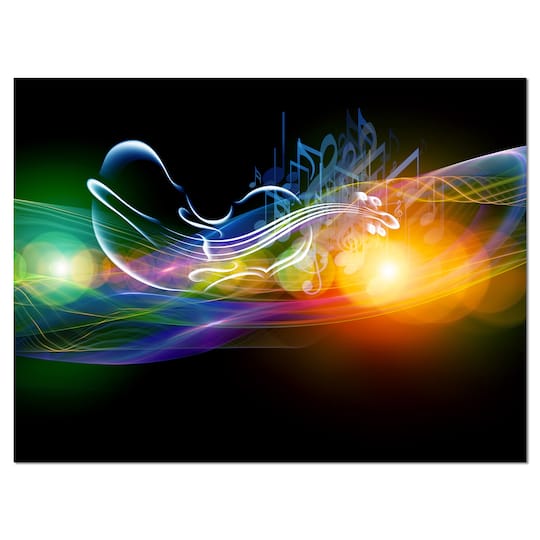 Designart - Waves of Music Fractal Design